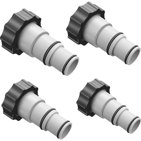 Adaptateur A pour Piscine, Adaptateur de Tuyau de Rechange pour Pompes, série A, avec Filetage intérieur à Visser, raccord pour Tuyau de Piscine lot de 4 (1/5)