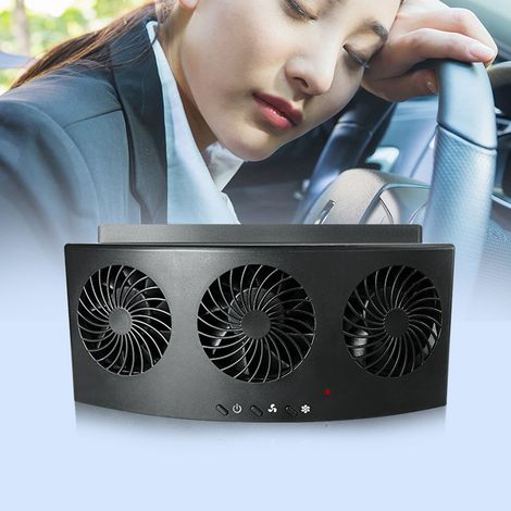 Ventilador de ventana USB de 3 puertos, ventilación para automóvil, extracción de aire, refrigeración del capó, rejilla de ventilación ABS, generador portátil de olores y calor, alimentado por USB, fá (1/5)