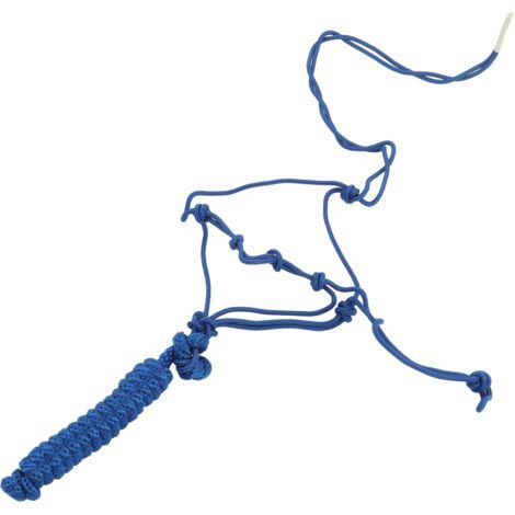 Licol en corde pour cheval, réglable et confortable, en nylon avec nœuds, accessoires pour harnais.