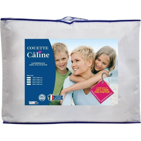 Besondere Kuscheldecke - Temperiert - 140 x 200 cm - 250 g/m² - Weiß (1/4)