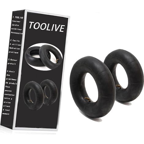 15x6.00-6 Inner Tube with TR13 Valve (x2) - Replacement Tubes Compatible with Self-Propelled Lawn Mowers, Carts, Wheelbarrows, Garden Trailers, and More