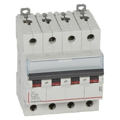 Leistungsschalter DX3 6/10kA-C 4P 25A