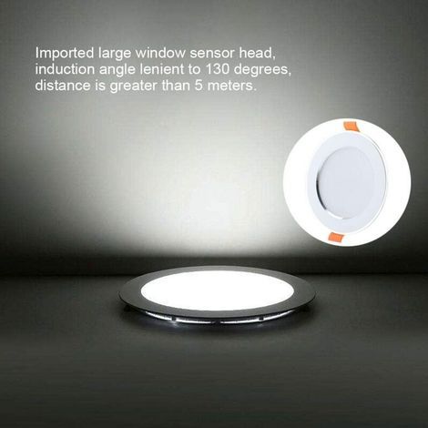 Plafonnier à Détecteur de Mouvement Lampe Encastrée à LED, Luminaires Domestiques 9W Parfait (1/4)