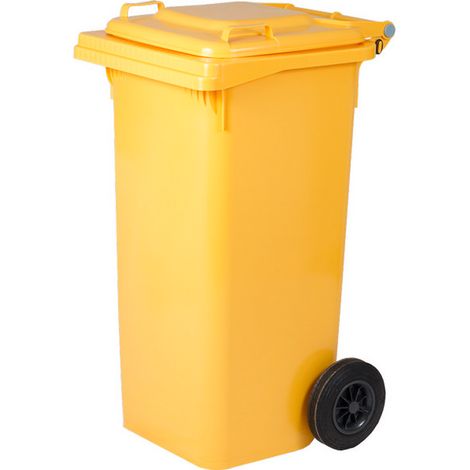 1PZ BIDONE QUADRO PER DIFFERENZIATA Lt. 240 - cm.72x58x106 h col. Giallo