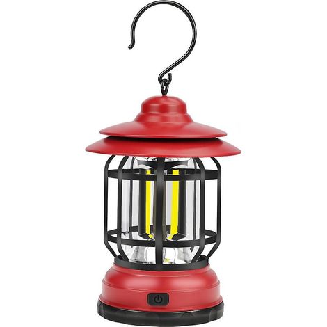 Outdoor-Campinglaterne im Retro-Stil, tragbare LED-Notleuchte für den Campingplatz, tragbare LED-Notleuchte
