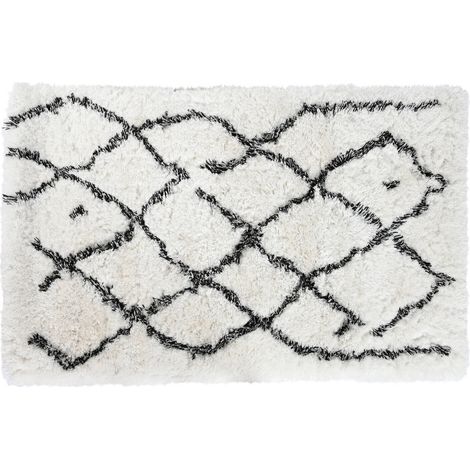 DKD Home Decor Tapis Blanc 120x180 cm Polyester (1/3)