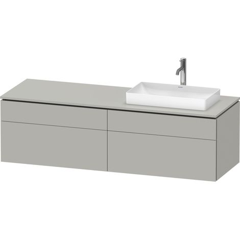 Lavabo de consola Duravit L-Cube, suspendido, incluye placa de (1/3)
