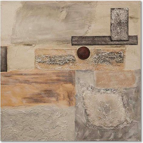 Tableau bois mis en page - 90 x 90 cm (1/4)