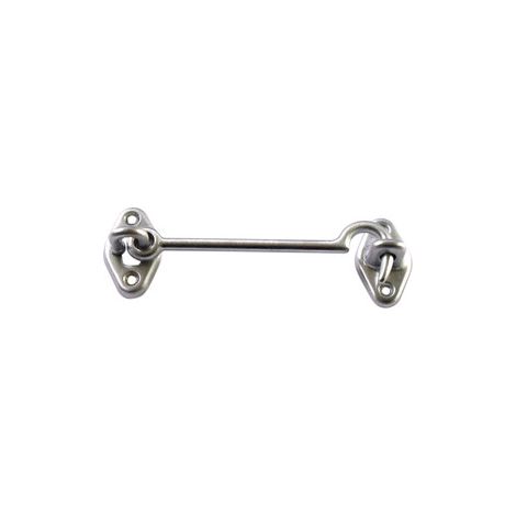 GANCIO FERMAFINESTRA OTTONE CROMO SAT  80 MM- 25,0 pz