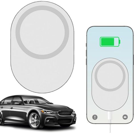 Support de téléphone de voiture, support de téléphone magnétique pour voiture Chargeur magnétique de voiture - Chargeur sans fil stable de support de téléphone de voiture, chargeur sans fil (1/5)