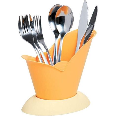 Égouttoir à couvert - L 15,5 cm x l 10 cm x H 15,5 cm - Jaune - Livraison gratuite