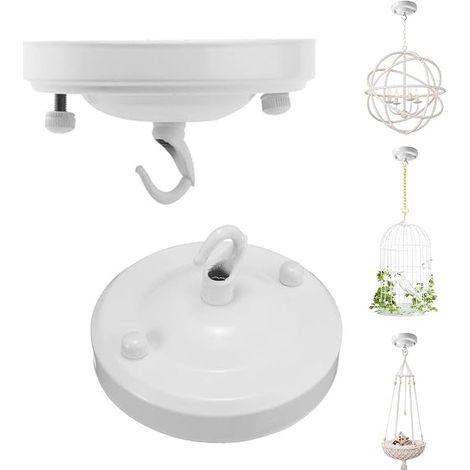 Metal Ceiling Canopy Ceiling Light with Accessory for Hanging Ceiling Plate Hanging Plants Cat Basket Hanging Basket (1/5)