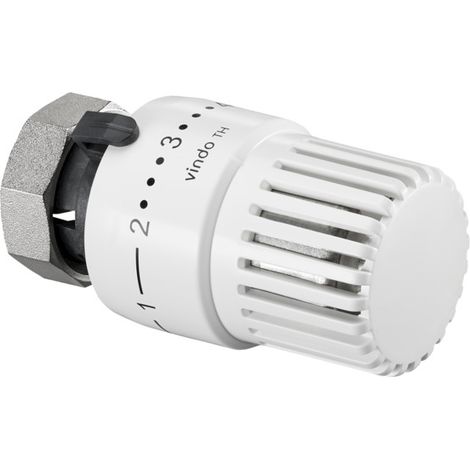 Oventrop vindo TH Thermostat, 7-28 Grad C, Skala 0-5 mit Nullstellung, Flüssigfühler, Weiß (1/5)