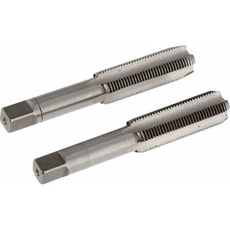 Coffret de 2 tarauds et filières M14 x 1,25 mm – Acier à outils GCr15 – Pour filet/pas de vis M14 x 1,25 – Usage professionnel - M14X1 (1/4)