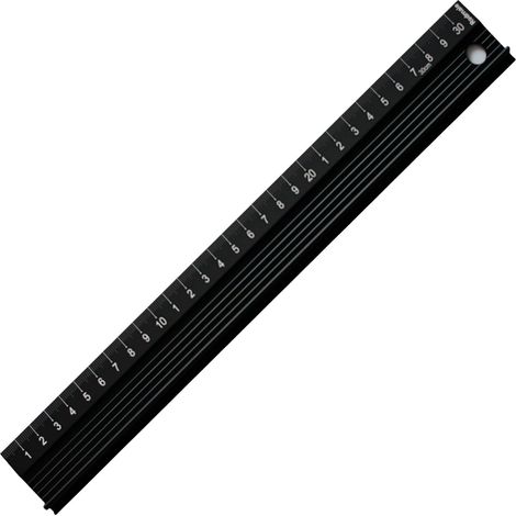BEBUSINGOTO 30 cm Metalllineal, technisches Zeichenset, Geometriewerkzeug, Heimwerkerwerkzeug, Architektenlineal für Studenten, Tischler, Künstler (1/5)