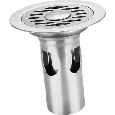 Siphon de sol, drain d'égout, anti-odeurs, anti-refoulement, bonde de piscine, couvercle de crépine de douche, couvercle pour évier de cuisine ou de buanderie-11.8x9cm Double