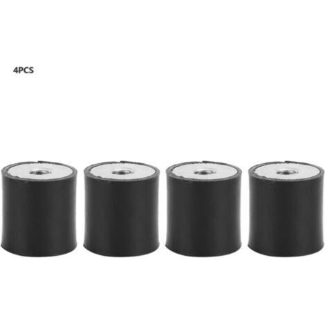Antivibrationsdämpfer aus Gummi, M6-Gummilager – Doppelschrauben – Schwingungsdämpfer – Bootsgummifeder, 4er-Pack (DD20x20 M6) – Crezuo (1/4)