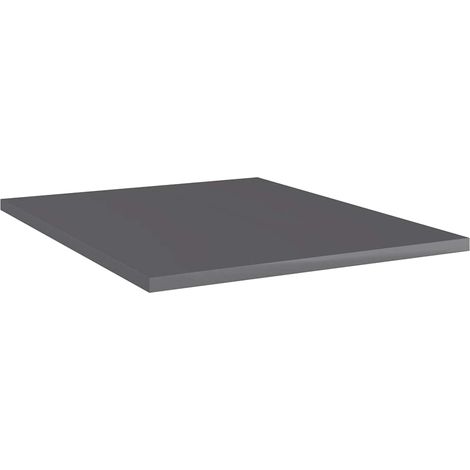 Maison Exclusive - Bücherregal-Bretter 8 Stk. Hochglanz-Grau 40x5