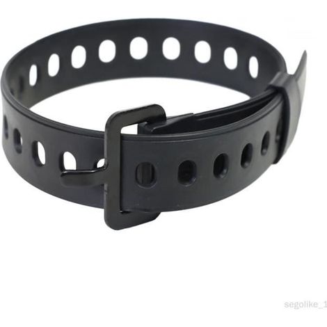 Attache de câble avec boucle en caoutchouc noir 45cm - attaches multi-outils et élastiques (1/4)