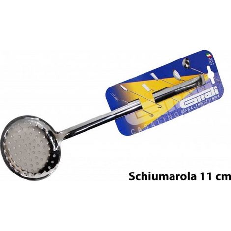 Gnali schiumarola delta unipezzo acciaio 18/10 11 cm