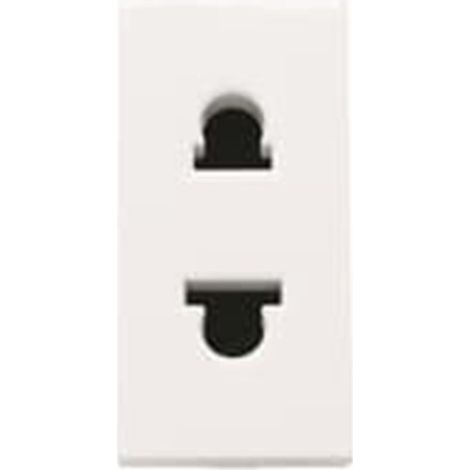 Niessen Zenit N2135 BL Series White narrow mixed socket outlet white