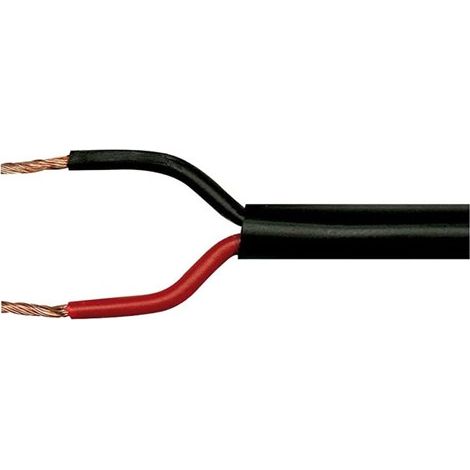Cavo PVC 2X1 H05VV-F esterno nero interno rosso e nero