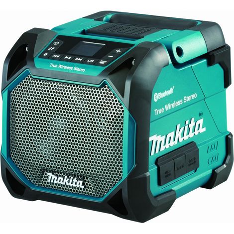 Makita - Altoparlante Bluetooth, alimentazione elettrica e a batteria DMR203