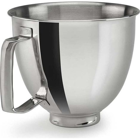 KitchenAid Bol mélangeur en acier inoxydable Kaishanyi Chef Machine Accessoires K5THSBP pour 5QT avec poignée (1/4)