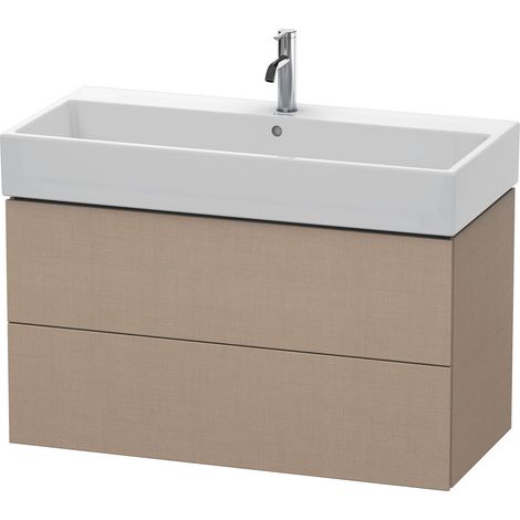 Duravit L-Cube mueble bajo lavabo suspendido, 2 cajones,
