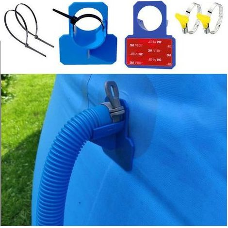 Tubo piscina pompa per piscine fuori terra con staffe, tubi, piscina con tubo di riserva con piscina per piscine (1/5)