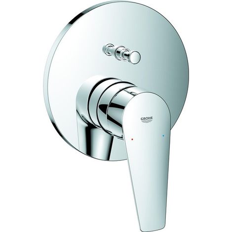 Grohe BauEdge Mitigeur monocommandé pour bain, montage encastré,