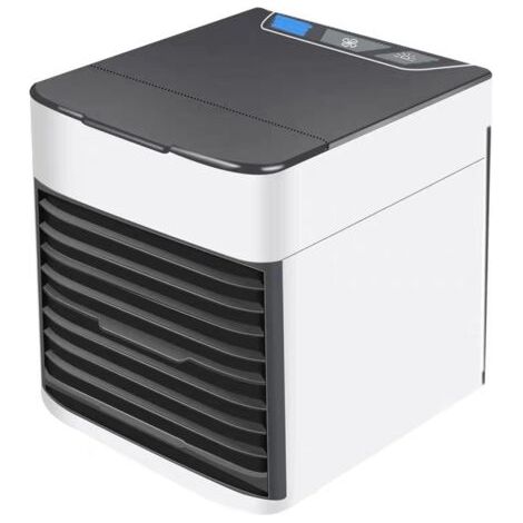 Mini-Wasserklimagerät, kleiner USB-Kühlventilator für Schlafzimmer und Büro, Luftbefeuchter mit Möglichkeit, Eiswürfel hinzuzufügen, deng