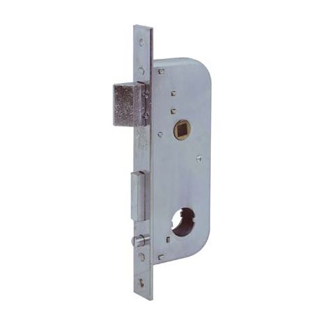 SERRATURA CANCELLO INFILARE 067300 WELKA  B.Q ZINC F.MM 22 F.TONDO M2+SCR+Q8 E.MM 30