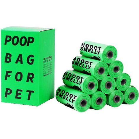 Sacs à déjections canines (100 unités) - Sacs biodégradables rechargeables - Anti-fuites (1/5)