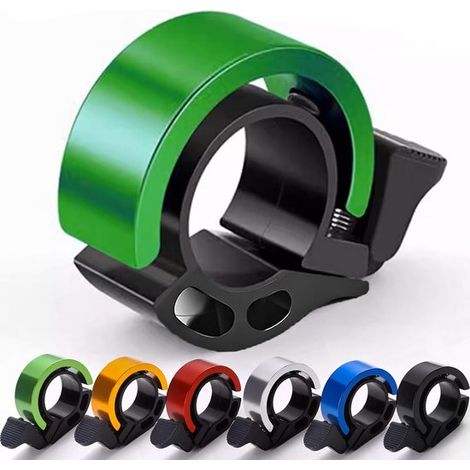 Confezione da due campanelli per bicicletta, adatti a manubri da 2,2 cm/0,87 pollici, campanelli piccoli per bambini e adulti, suono forte e chiaro a 90 dB. (1/5)