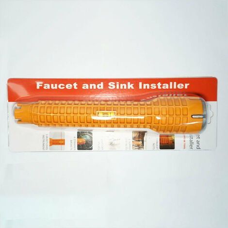 Clé Lavabo à Fente Clé à Pipe Multi-usages Clé à Tube pour Mitigeur pour Robinet Evier en Alliage d'Aluminium Clé Serrage Robinet pour Lavabo Plomberie Evier Salle de Bain (1/4)