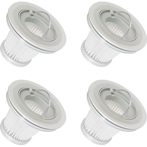 Paquete de 4 filtros HEPA lavables, H11, para aspiradoras de mano inalámbricas para el hogar y el coche. (1/5)