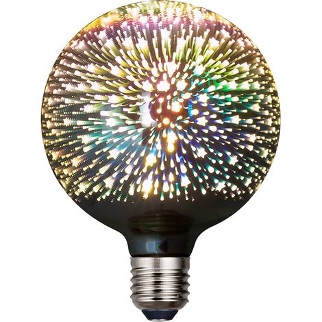 Ampoule Led Effet Feu D Artifice - E27 - 4 5 W - 3000 K - 30000 Heures - Pour Lustres Cheminées Et Ventilateurs De Plafond - 1 Pièce (1/5)