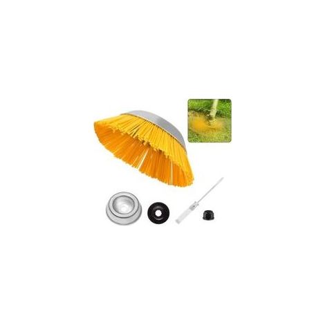Brosse Rotative - 200 Mm - Diametre Axe 25 4 Mm - Pour Debroussailleuse - Entretien Exterieur - 1 Piece (1/5)