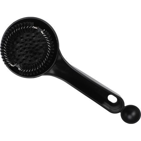 Cepillo limpiador para grupo de café 58 mm con deflector, mango de POM resistente – Ideal para el mantenimiento diario de máquinas espresso (1/5)