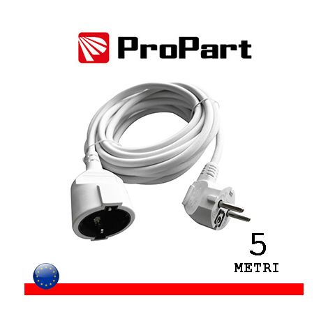 Prolunga lineare Schuko16A 5metri spina Schuko 16A