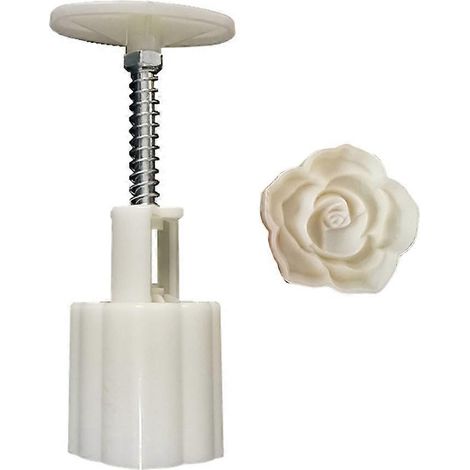 Moule à gâteau de lune, tampon en forme de rose, emporte-pièce pour gâteau et biscuits, pression manuelle. (1/5)