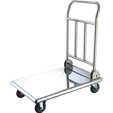 Chariot plateforme inox pliable - Stalgast (1/2)
