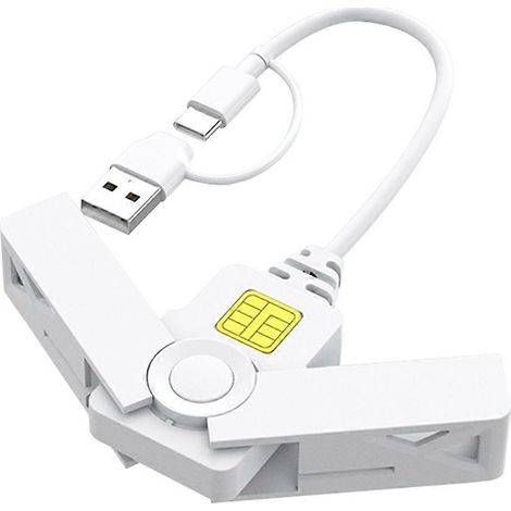 USB-Typ-C-Smartcard-Lesegerät, USB-Zugangskartenleser, Steuererklärungs-, SIM-/Ausweis-/Bankkartenleser, CAC-Lesegerät (Common Access) (1/5)