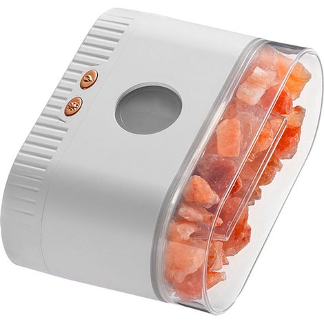Diffuseur d'huiles essentielles au sel cristal 200 ml branchement USB automatique lampe à sel pour chambre bureau (1/4)
