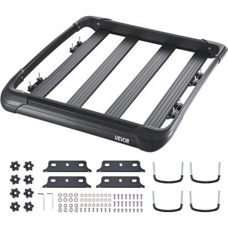 Porte-bagage pour voiture - 1216 x 1020 x 142 mm panier de toit (1/5)