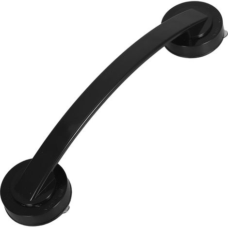 Barre d'appui de douche, ABS, noir, pour seniors (1/5)