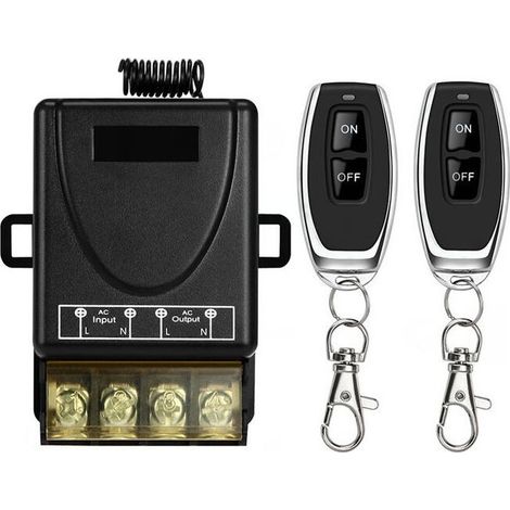433Mhz High Power Wireless Remote Control Switch, AC 220V/240V/110V 30A RF Remote Control for Light, Water Pump, Household Appliances, Agricultural Irrigation (1/5)