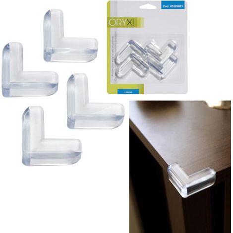 Protector Oryx Esquinas Muebles  (Blister 4 Piezas)