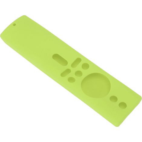 Étui de protection antidérapant en silicone pour télécommande Xiaomi Mi Box S et Xiaomi Mi TV Stick, vert fluorescent (1/5)